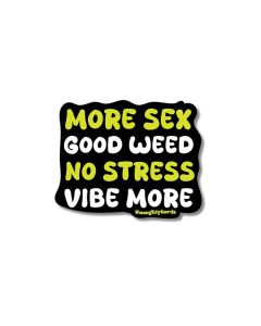 More Sex Sticker - Pack of 3