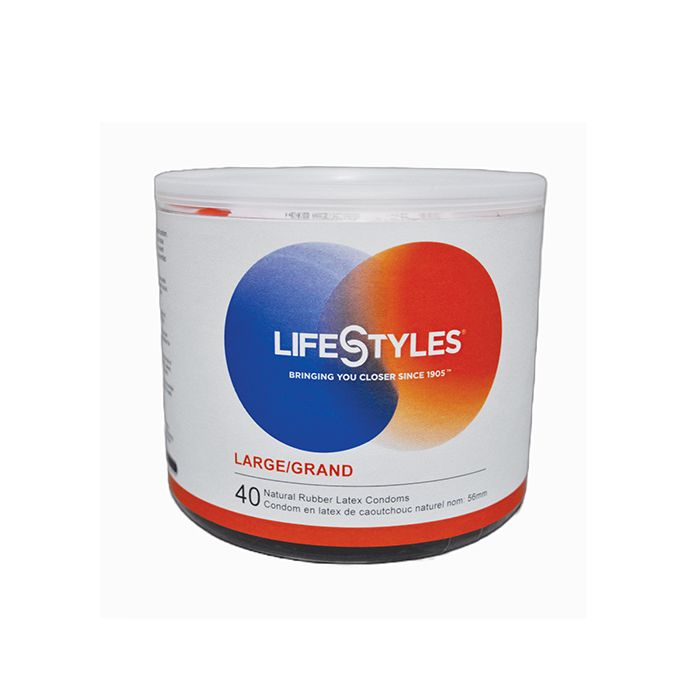 Lifestyles Large Condom - Bowl of 40