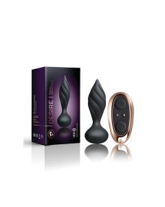 Rocks Off Petite Sensations Desire Plug w/Remote - Black