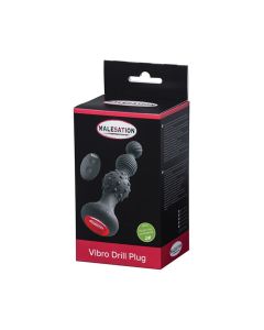 MALESATION Vibro Drill Plug - Black